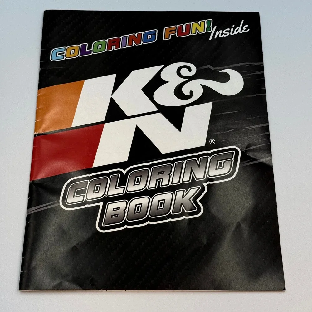 K&N Engineering Racing Coloring Book 2013 NASCAR Off-Road Dirt Bike‎ Promo